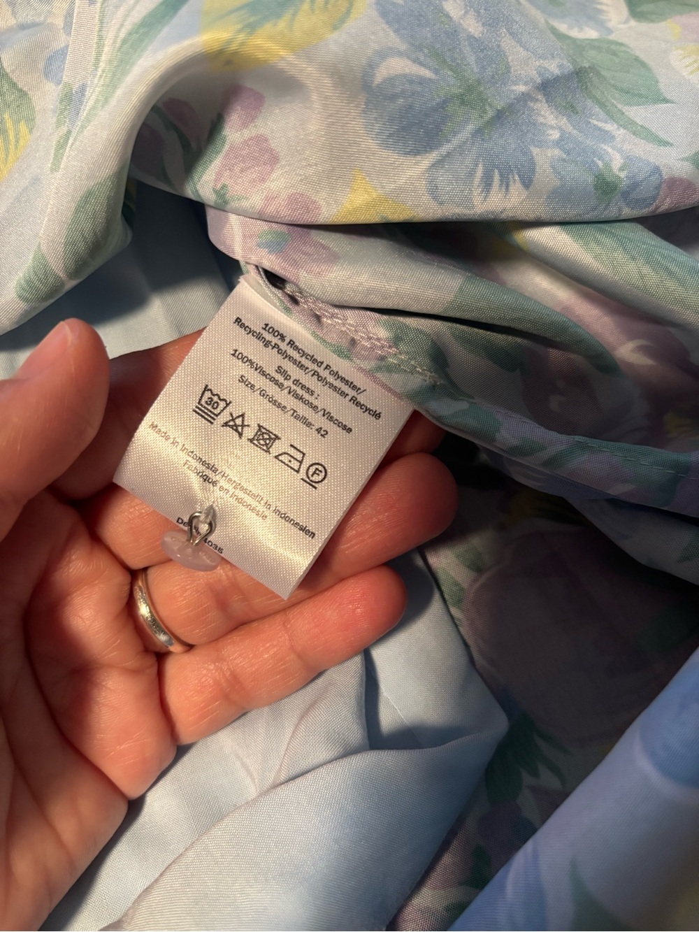 Anthropologie brand Baum und Pferdgarten Agacia Floral dress size US 10 BNWT - Picture 9 of 12